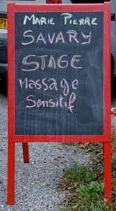 Stage Massage Sensitif avec Marie Pierre Savary